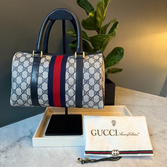 Gucci Vintage Top Handle Boston Bag - Picture 2 of 14